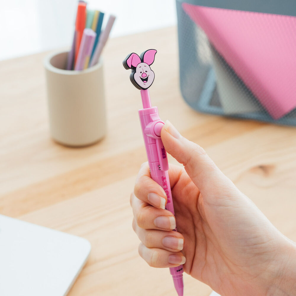 Disney Winnie the Pooh Piglet rotating topper pen