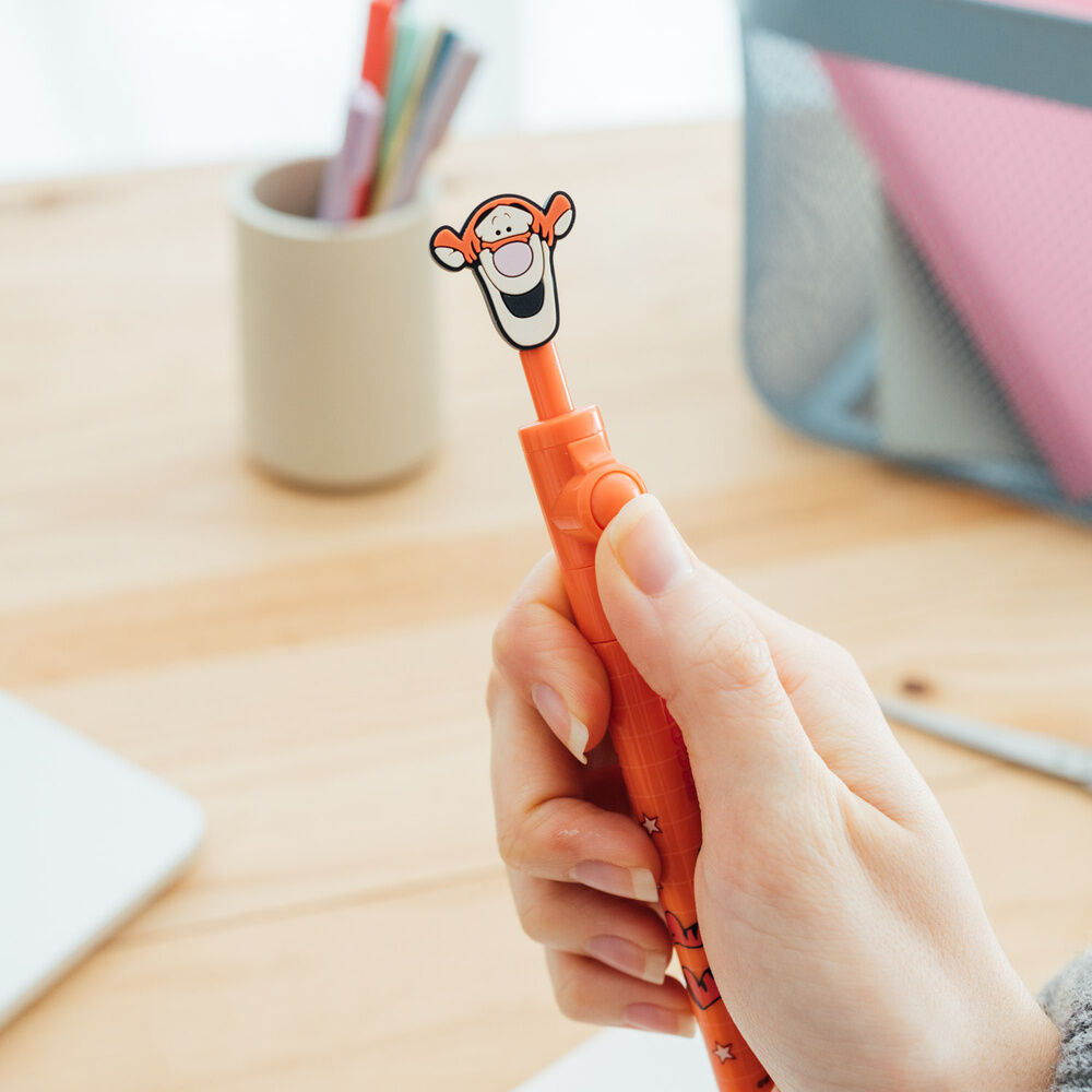 Disney Winnie the Pooh Tigger rotating topper pen Nerdscape