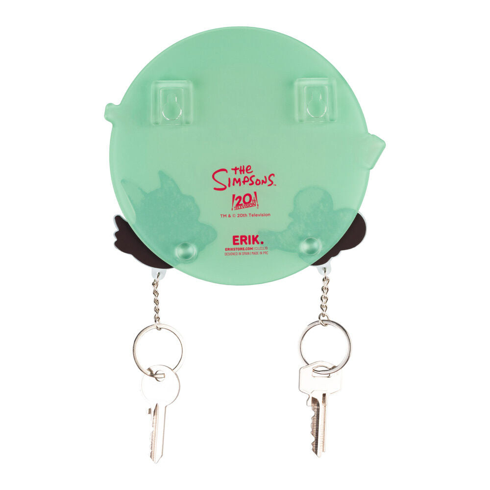 The Simpsons key hanger with keyring Nerdscape