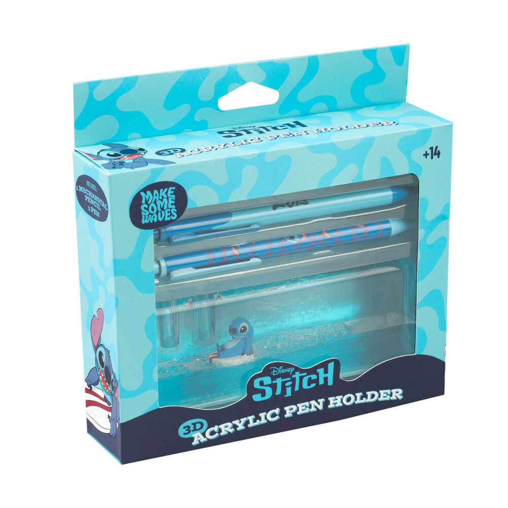 Disney Stitch set of pencil, pen and acrylic stand Nerdscape
