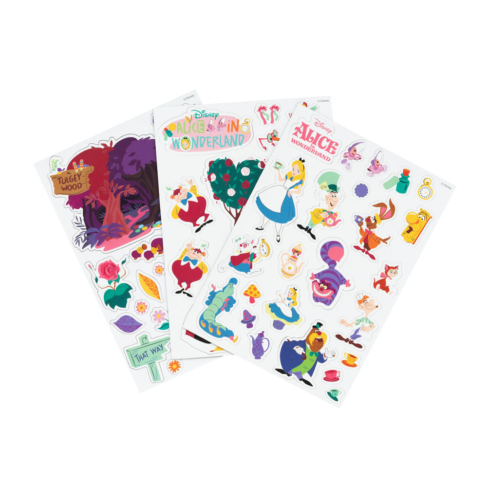 Disney Alice in Wonderland set of die-cut magnets