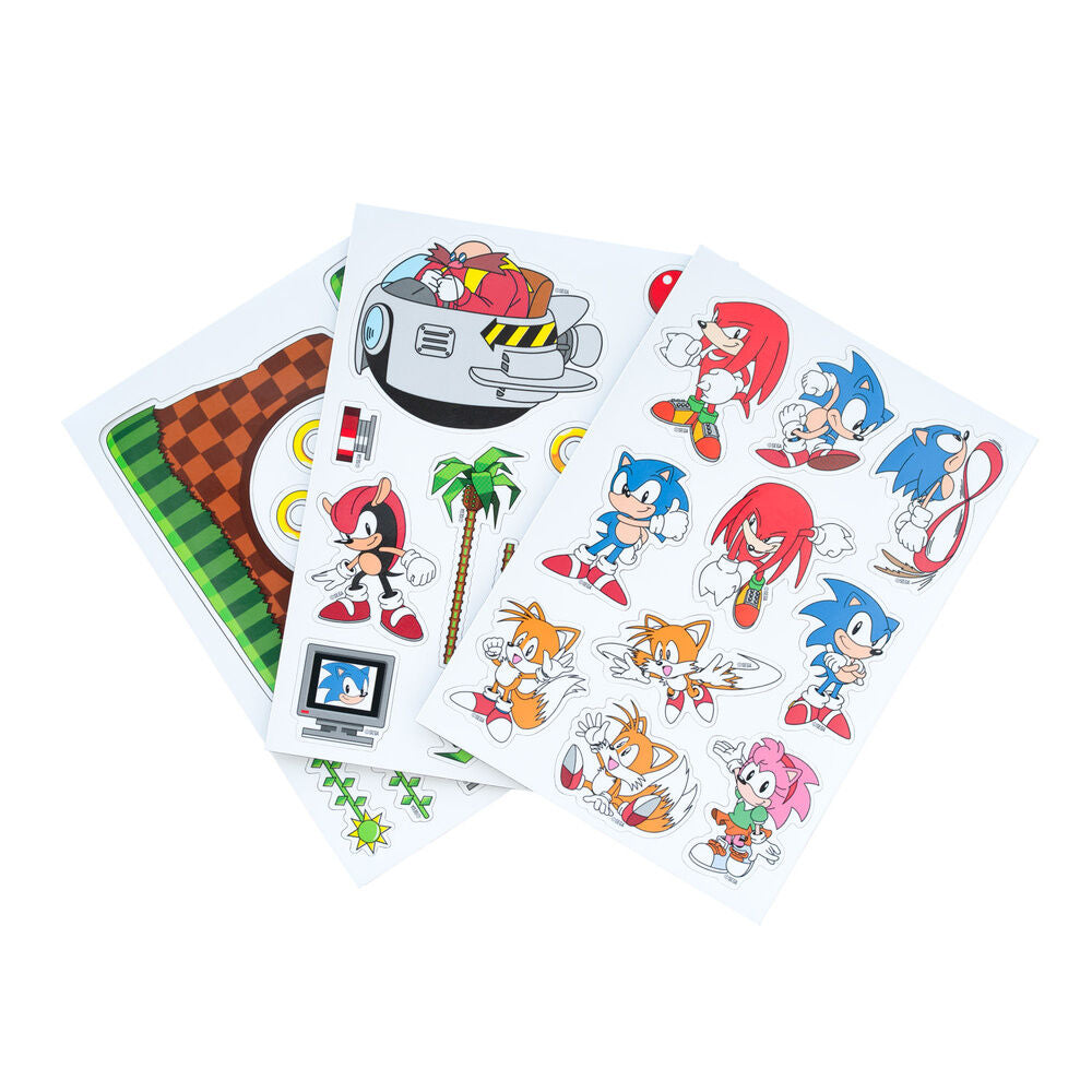 Sonic the Hedgehog set of die-cut magnets Nerdscape