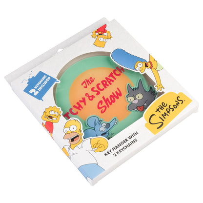 The Simpsons key hanger with keyring Nerdscape