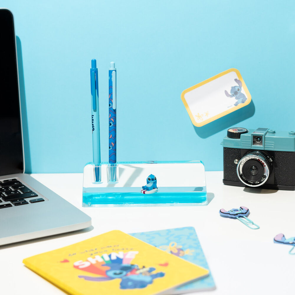 Disney Stitch set of pencil, pen and acrylic stand Nerdscape
