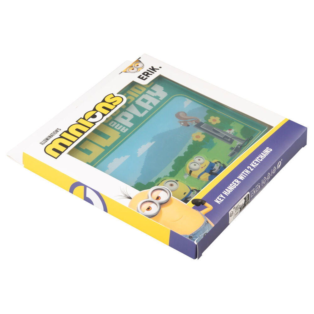 Minions key hanger with keyring Nerdscape