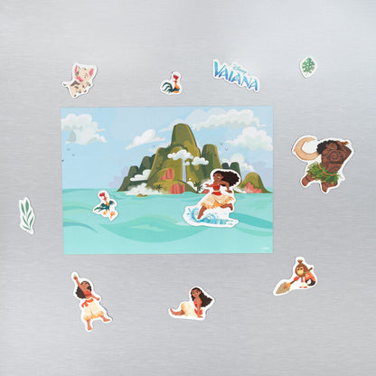 Disney Vaiana Moana set of die-cut magnets Nerdscape