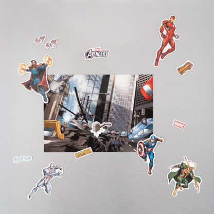 Marvel Avengers set of die-cut magnets Nerdscape