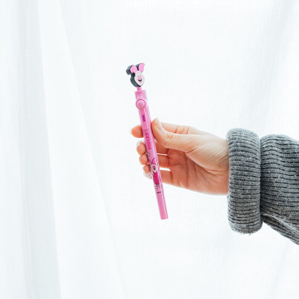 Disney Winnie the Pooh Piglet rotating topper pen