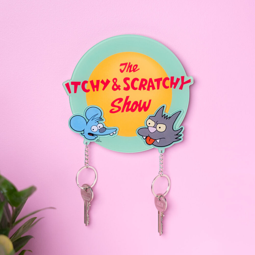 The Simpsons key hanger with keyring Nerdscape