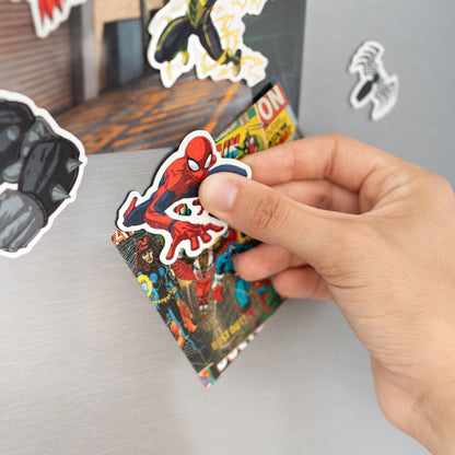 Marvel Spiderman set of die-cut magnets Nerdscape