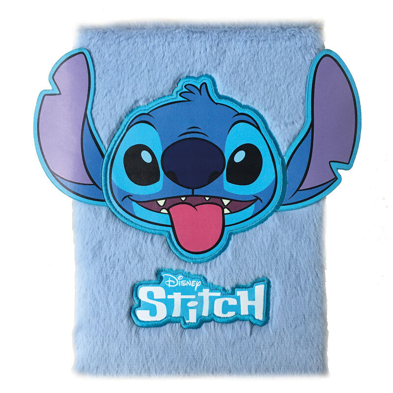 Disney Stitch A5 plush notebook Nerdscape