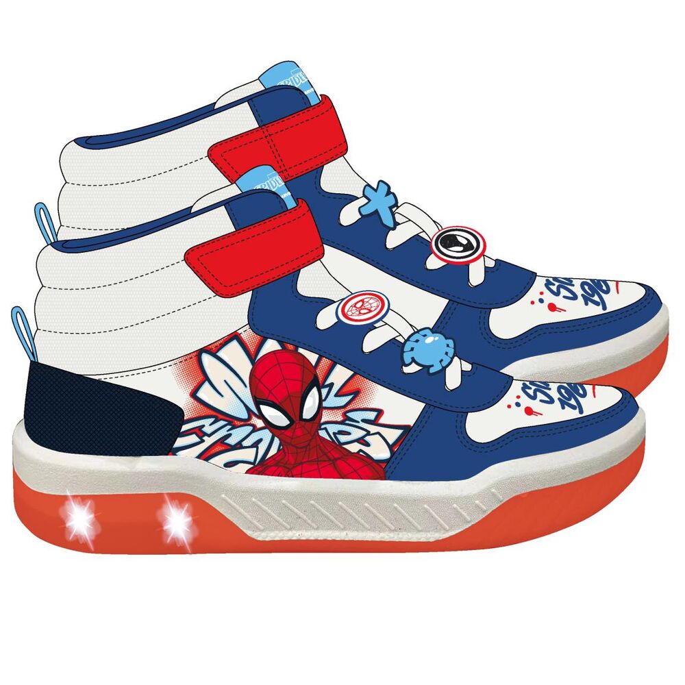 Marvel Spiderman lights sneakers Nerdscape