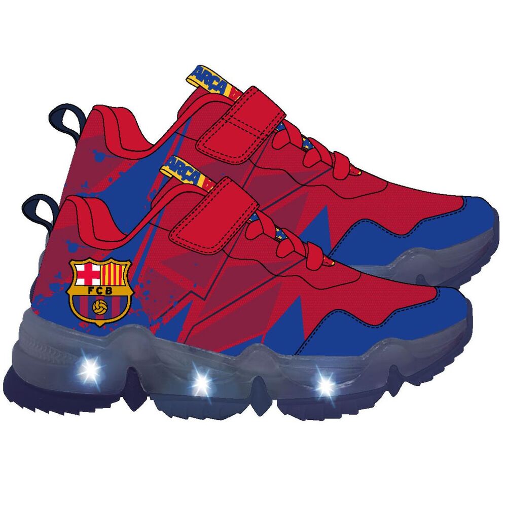 F.C. Barcelona lights sneakers Nerdscape