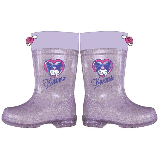Hello Kitty Kuromi rubber rainboots Nerdscape