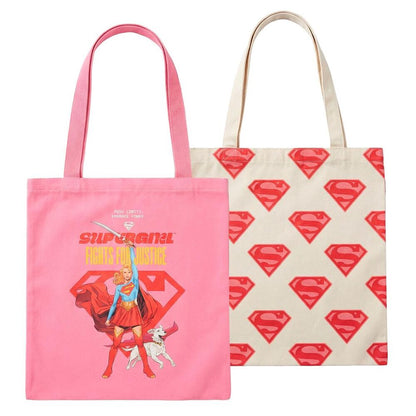 DC Comics Superman Supergirl assorted shopping bag Nerdscape