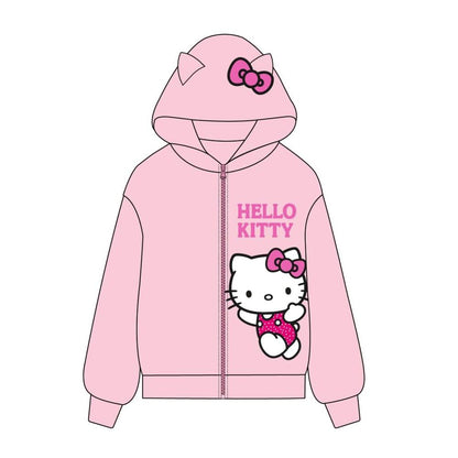 Hello Kitty zipper hoodie Nerdscape