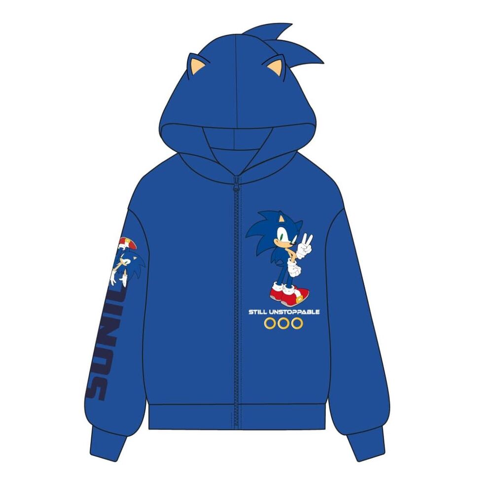 Sonic the Hedgehog zipper hoodie Nerdscape