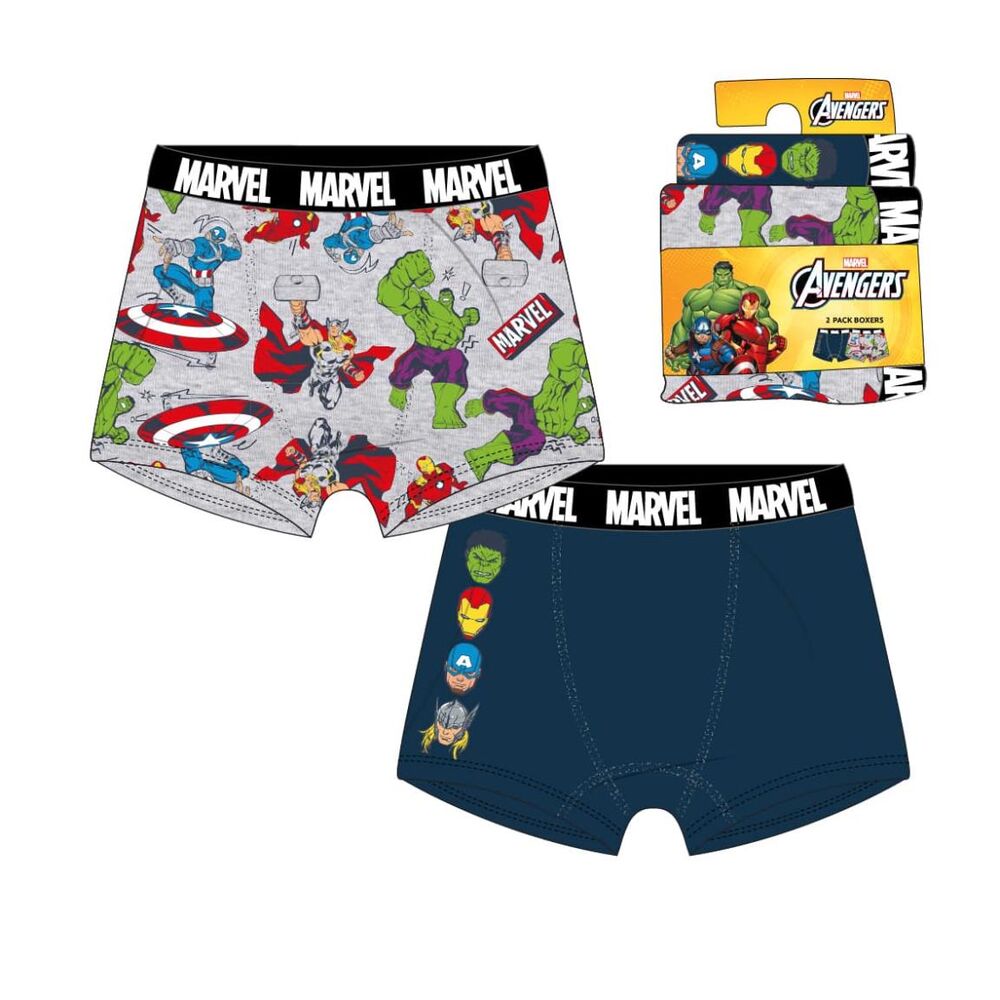 Marvel The Avengers assorted 2 boxer set Nerdscape