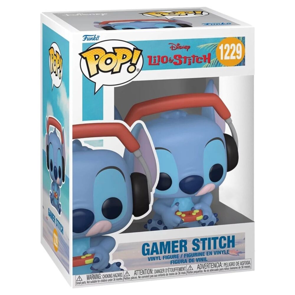 POP figure Disney Stitch Gamer Stitch Esclusive Nerdscape