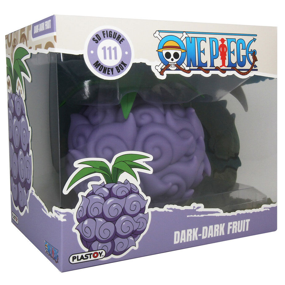 One Piece Dark-Dark Fruit money box figure 13cm