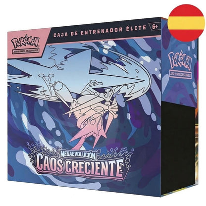 Spanish Pokemon Megaevolution Elite Trainer Card game case Nerdscape