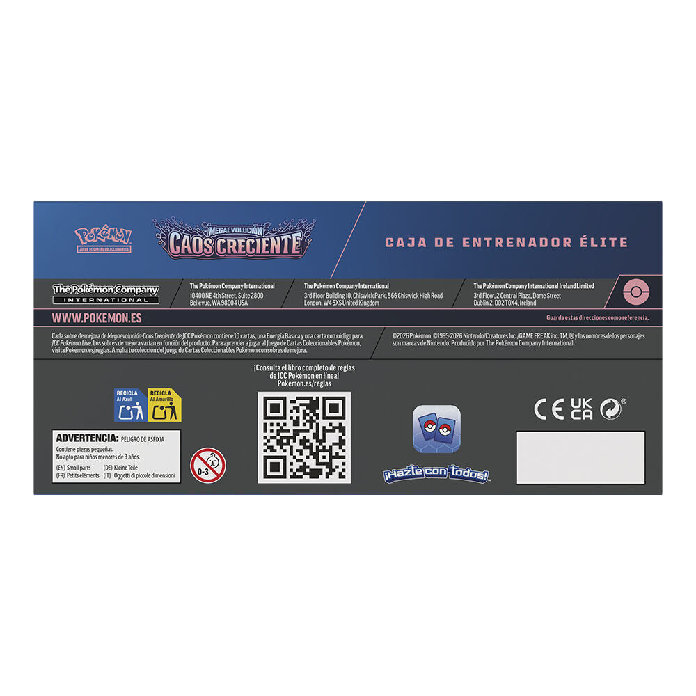 Spanish Pokemon Megaevolution Elite Trainer Card game case Nerdscape
