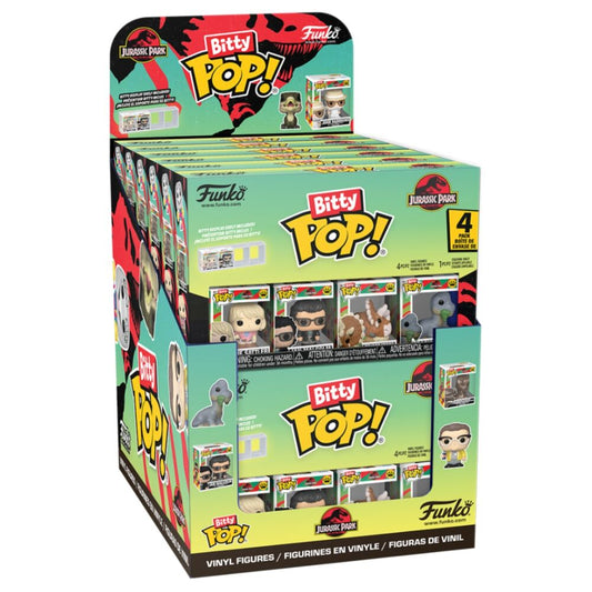 Assorted Blister 4 figures Bitty POP Jurassic Park Nerdscape