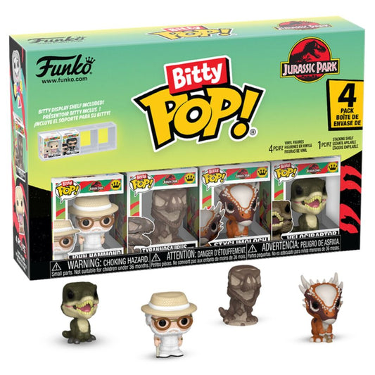 Blister 4 figures Bitty POP Jurassic Park Raptor Nerdscape