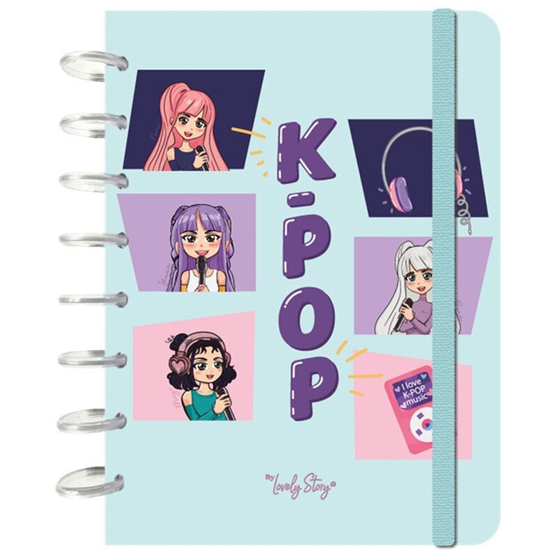 K-Pop Mint A5 notebook Nerdscape
