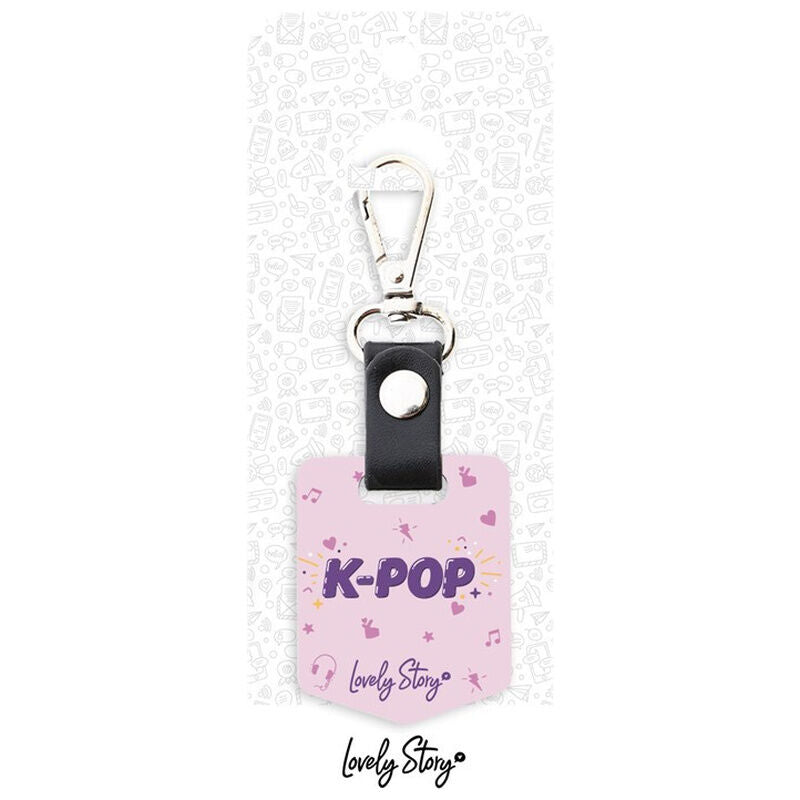 K-Pop Pink keyring