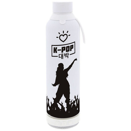 K-Pop Ice thermal bottle with speaker 600ml Nerdscape