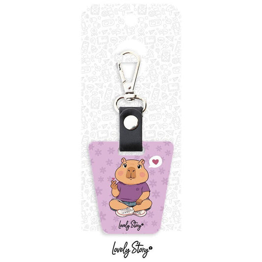 Capybara Love keyring Nerdscape