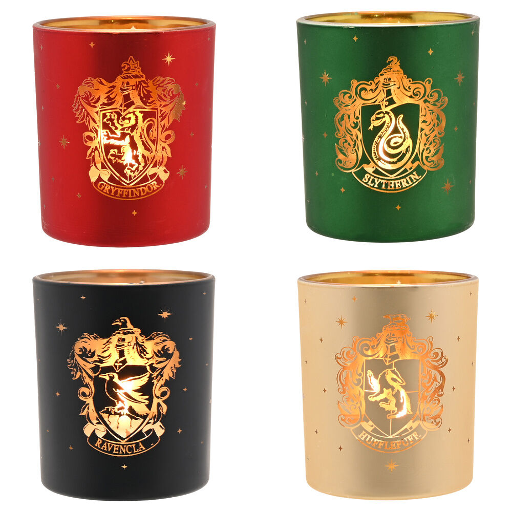 Harry Potter Houses set ok 4 tealight holders Nerdscape