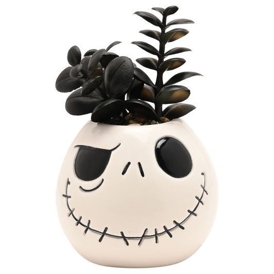 Disney Nightmare Before Christmas Jack planter with faux plant