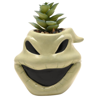 Disney Nightmare Before Christmas Oggie Boogie planter with faux plant Nerdscape