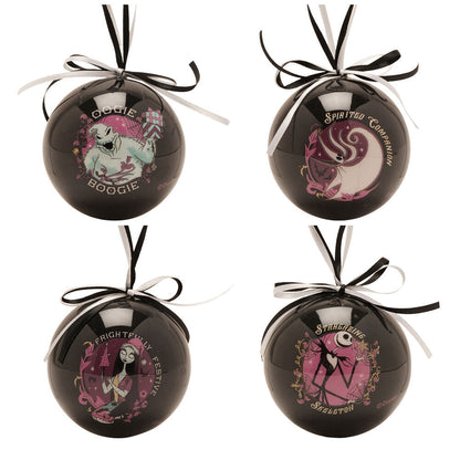 Disney Nightmare Before Christmas set 4 Christmas ball Nerdscape