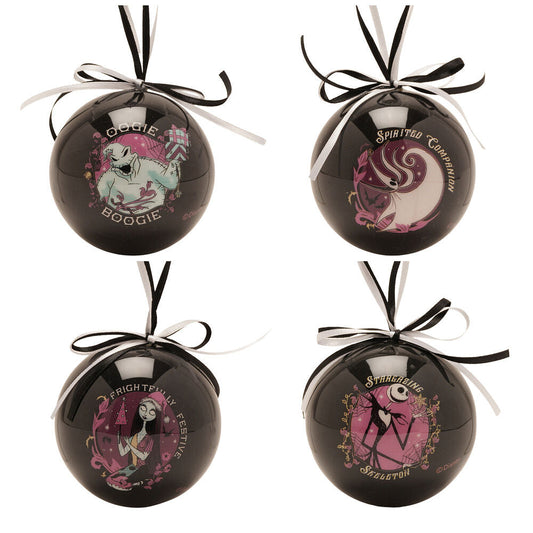 Disney Nightmare Before Christmas set 4 Christmas ball Nerdscape