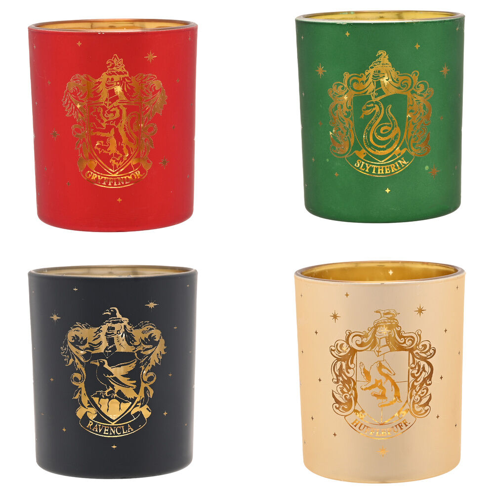 Harry Potter Houses set ok 4 tealight holders Nerdscape