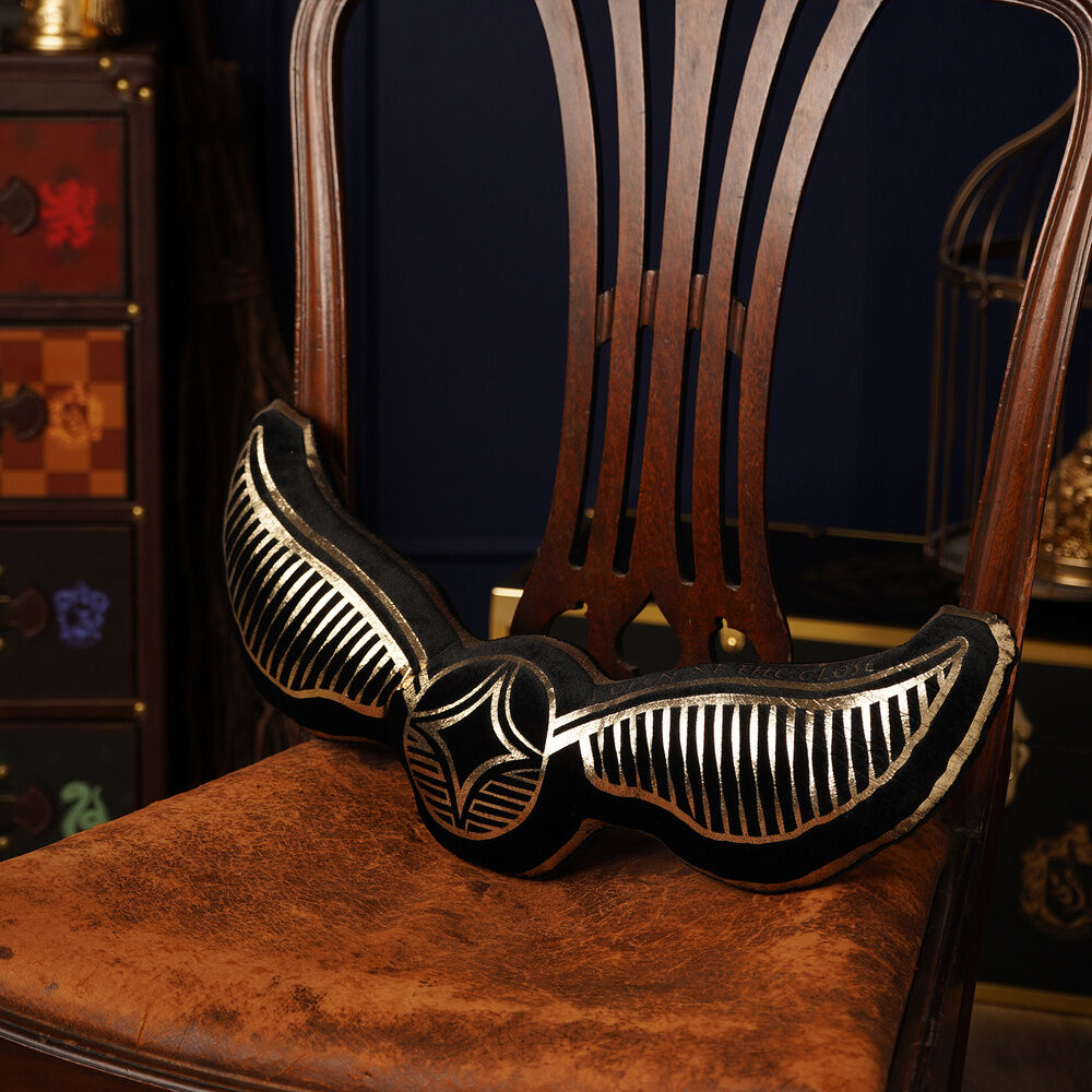 Harry Potter Snitch velvet cushion Nerdscape