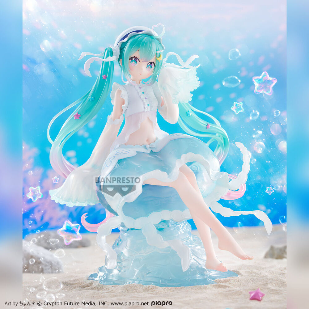 Vocaloid Clearluxe Jellyfish Hatsune Miku figure 20cm