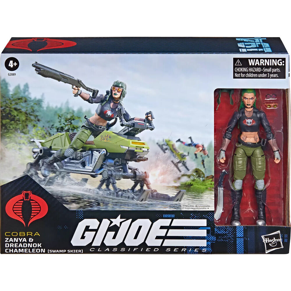 G.I. Joe Classified Series Cobra Zanya and Dreadnok Chameleon figure 15cm Nerdscape