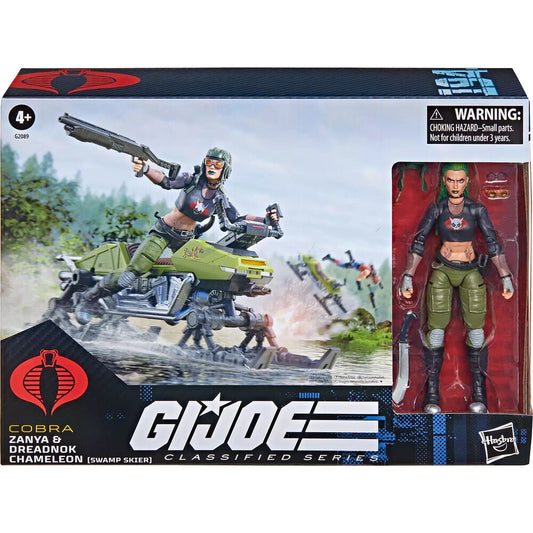 G.I. Joe Classified Series Cobra Zanya and Dreadnok Chameleon figure 15cm