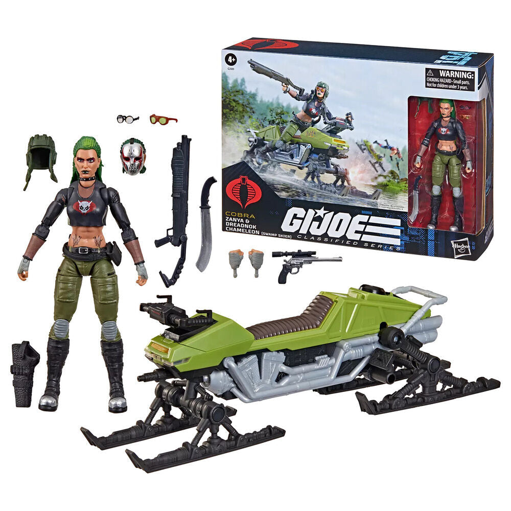 G.I. Joe Classified Series Cobra Zanya and Dreadnok Chameleon figure 15cm Nerdscape