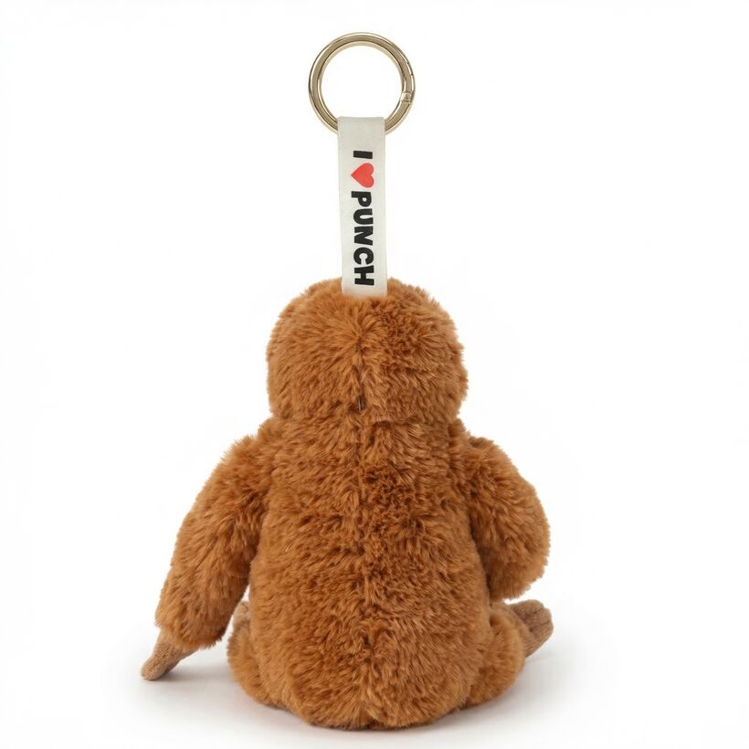 Punch monkey plush keychain 15cm Nerdscape