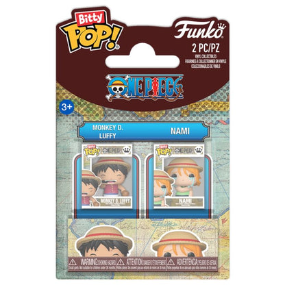 Bitty POP pack 2 figures One Piece Luffy & Nami
