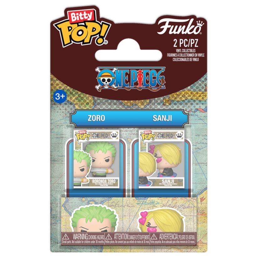 Bitty POP pack 2 figures One Piece Zoro & Sanji