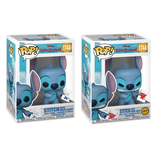 POP figure Disney Lilo & Stitch - Stitch with Mood Chart 5 + 1 Chase Nerdscape