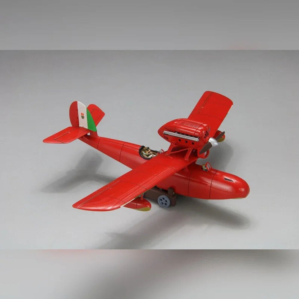 Porco Rosso Savoia S.21F ver.2 Seaplane model kit + Porco figure Nerdscape