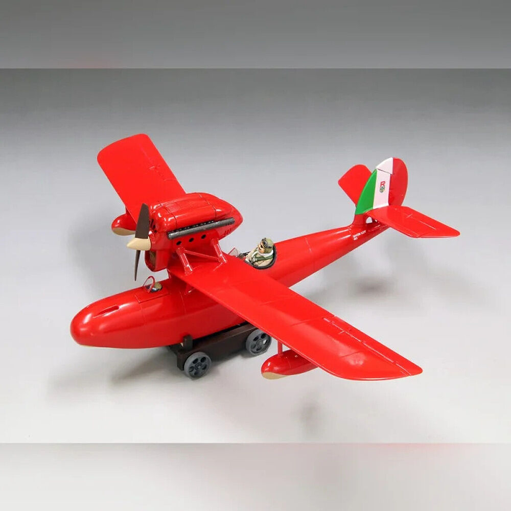 Porco Rosso Savoia S.21F ver.2 Seaplane model kit + Gina figure Nerdscape