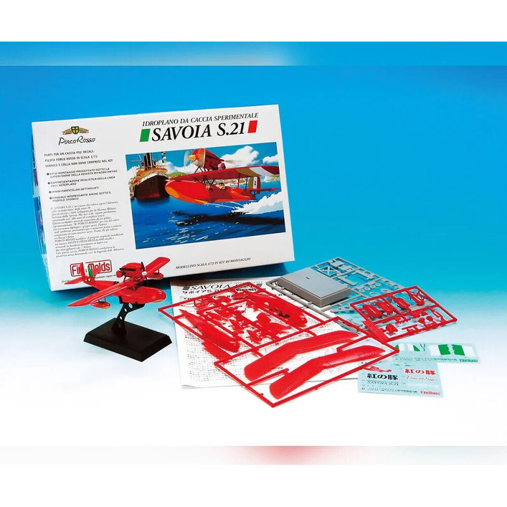 Porco Rosso Savoia S.21 Seaplane model kit Nerdscape
